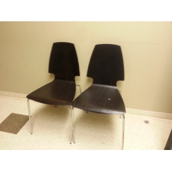 vilmar ikea chair stacking lunchroom espresso dining designer allsold enlarge